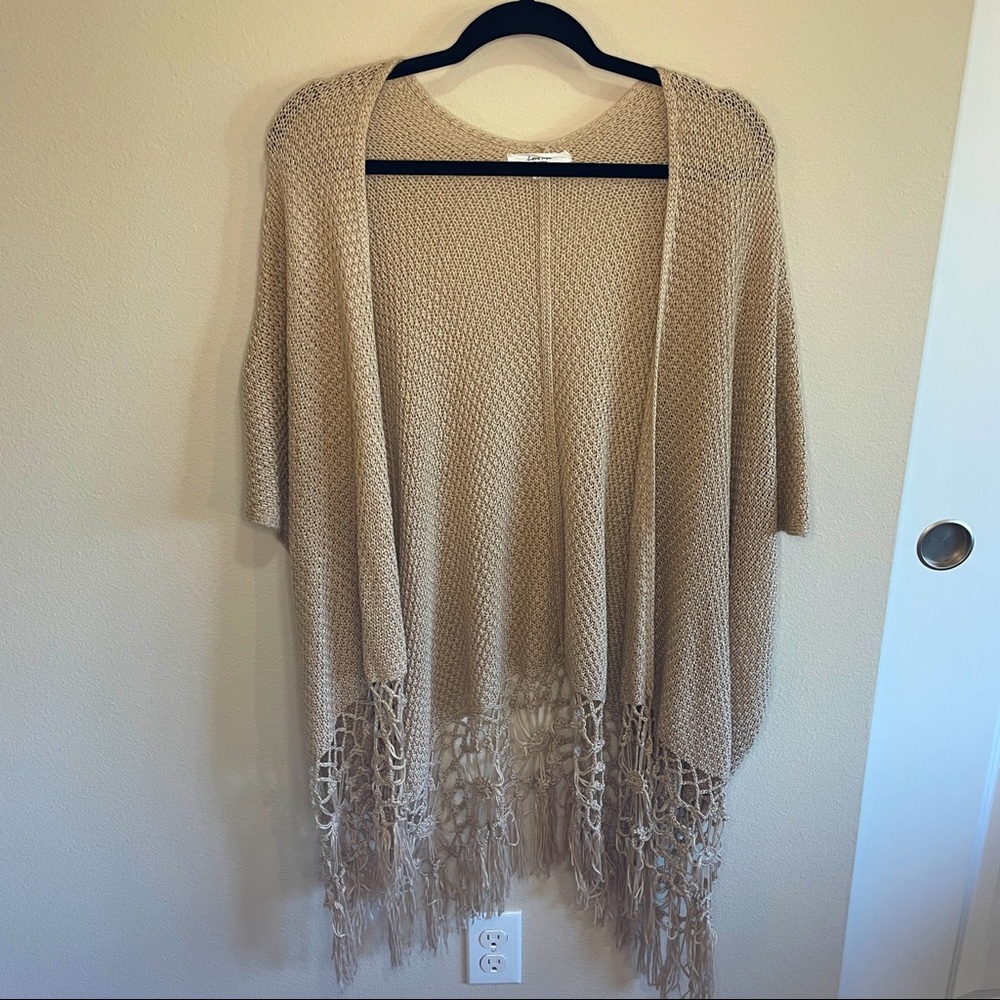 Love Tree Tan Shawl